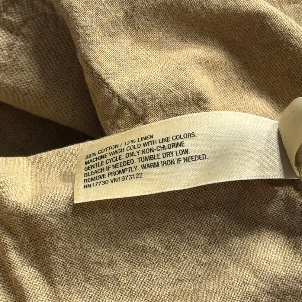 Universal Thread Medium Cropped Top Button-Up Lon… - image 8